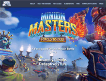 Tablet Screenshot of minionmaster.com
